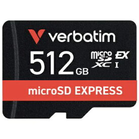 【エントリーで最大全額ポイント還元｜12/11まで】 Verbatim｜バーベイタム microSD Expressカード 512GB Nintendo Switch2 動作確認済 EXMXCN512GJRZV1 [Class10 /512GB] 【代金引換配送不可】