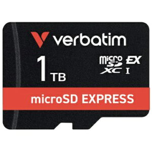 Verbatimbo[xC^ microSD ExpressJ[h Nintendo Switch2 mF EXMXCN1000GJRZV1 [Class10 /1TB]