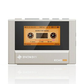 【エントリー2倍｜対象ユーザー限定 2/10まで】 FIIO｜フィーオ ハイレゾポータブルプレーヤー Snowsky ECHO MINI Titanium Gold FIO-SSEMINI-G [ハイレゾ対応 /8GB]