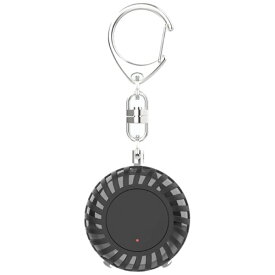 TOKAIZ｜トカイズ 防犯ブザー 充電式 ライト付き 130dB大音量 超軽量24g 防犯アラーム 通学 通勤 小学生 女性 充電切れお知らせ付き ブラック THG-SB02