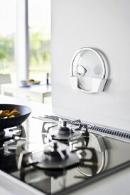 山崎実業｜Yamazaki フィルムフック鍋蓋ホルダー　プレート　S　ホワイト WH 1559