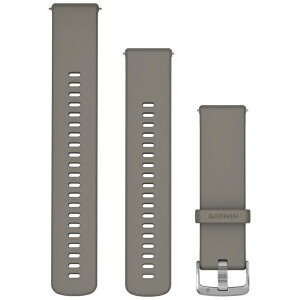 GARMIN�b�K�[�~�� Quick Release �o���h 22mm Silicone Silver Grey / Venu 4 010-13406-10
