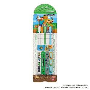 BANDAI�b�o���_�C ���ǂ��n�u���V3�{�Z�b�g�@MINECRAFT