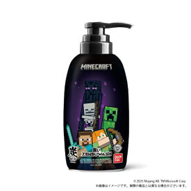 BANDAI｜バンダイ 黒い ZENBUWASH　MINECRAFT　250ml