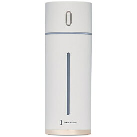 Life on Products｜ライフオンプロダクツ 充電式スリム超音波加湿器 リリーホワイト LCAHF012-LW [超音波式]