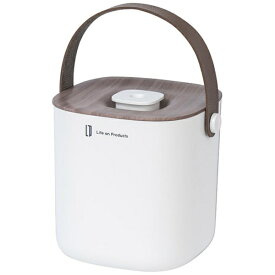 Life on Products｜ライフオンプロダクツ 充電式ボックス型超音波加湿器 グレージュウッド LCAHF014-GW [超音波式]