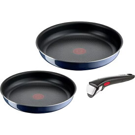 T-fal｜ティファール 【ガス専用】インジニオネオ　ロイヤルブルーインテンス　フライパンセット3 T-fal L43795