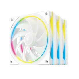 【エントリーで最大2万ポイント当たる｜2/25まで】 DEEPCOOL｜ディープクール ケースファンx3 [120mm /1900RPM] FL12 SE WH 3IN1 ホワイト R-FL12SE-WHAPN3-G
