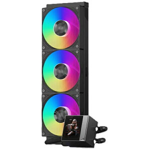 PCCOOLERbs[V[N[[ CPUN[[ 120mmt@x3 [LGA115X/1200/1700/1851EAM4/AM5] DC360 PRO ARGB Display ubN DC360-ARGB-BK