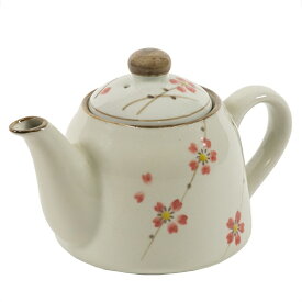 リビング ポット 450ml 小梅 茶こし付き 急須 ティーポット 陶器