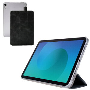 ELECOM�b�G���R�� iPad mini�iA17 Pro / ��6����j�p �t���b�v�P�[�X ���^�y�� �w�ʃN���A 2�A���O�� �u���b�N TB-A25SWVBK