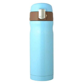 リビング 水筒 430ml マカロンマグボトル 保温 保冷 ブルー