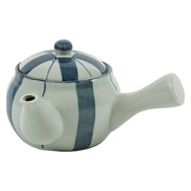 リビング 急須 400ml 染十草 茶こし付き ポット ティーポット 陶器