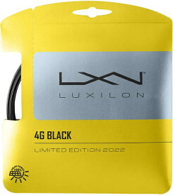 ウィルソン｜Wilson テニス用ガットLUXILON 4G BLK 125 SET ブラック WR83082011