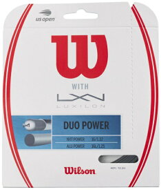 ウィルソン｜Wilson テニス用ガットDUO POWER ALU P 125＆NXT P シルバー/ナチュラル WRZ949710