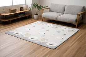 イケヒコ｜IKEHIKO センターラグ モフナ 200×240cm グレー