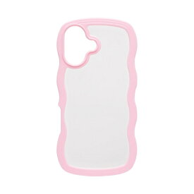 HAMEE｜ハミィ [iPhone 17専用]ULTRA FINE Wavy Frame iPhoneケース ピンク 661-0537-4057789