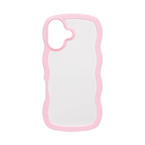 HAMEE�b�n�~�B [iPhone 17��p]ULTRA FINE Wavy Frame iPhone�P�[�X �s���N 661-0537-4057789