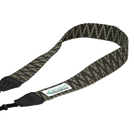 ETSUMI｜エツミ Gevaert カメラストラップ GRSリサイクル原料使用 ビコロールシャギー オリーブグリーン/ベージュ GV-022