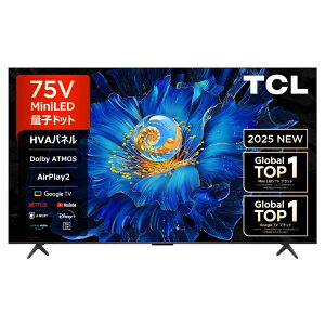 TCLWpGNgjNXbTCL JAPAN ELECTRONICS ter 75C6KS [75V^ /BluetoothΉ /4KΉ /BSECS 4K`[i[ /YouTubeΉ]