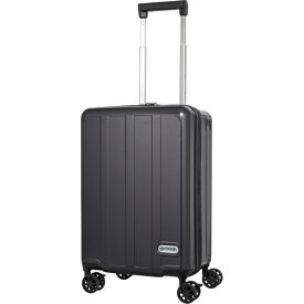 OUTDOOR PRODUCTS｜アウトドアプロダクツ スーツケース ファスナータイプ 旅行日数目安： 3〜4泊 37L TSAロック搭載 内装仕切り付き フットストッパー付き 機内持ち込みサイズ ブラック OD-0904-48-BK [TSAロック搭載]
