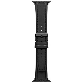 OWLTECH｜オウルテック VORGAL スムースレザーバンド for Apple Watch(44/45/46/49mm) ブラック OWL-AWBLVRG01-BK