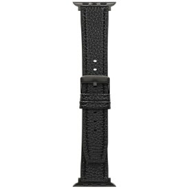 OWLTECH｜オウルテック VORGAL シュリンクレザーバンド for Apple Watch(44/45/46/49mm) ブラック OWL-AWBLVRG03-BK