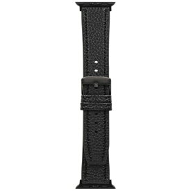 OWLTECH｜オウルテック VORGAL シュリンクレザーバンド for Apple Watch(38/40/41/42mm) ブラック OWL-AWBSVRG03-BK
