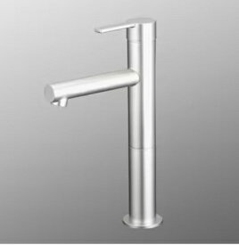 KVK｜ケーブイケー シングル混合栓 ロングボディ チタニウムシルバー チタニウムシルバー MSL190DLETS [ワンホール]