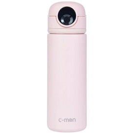 ハスラック｜haslux シーモン（c-mon）指紋センサー付き真空断熱ボトル ペールピンク CM01-500PPK