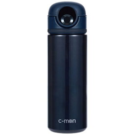ハスラック｜haslux シーモン（c-mon）指紋センサー付き真空断熱ボトル ミッドナイトネイビー CM01-500MNV