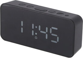 不二貿易｜Fuji Boeki LEDデジタル置時計 ブラック 60697