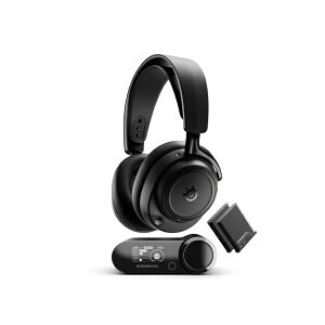 SteelSeriesbXeB[V[Y Q[~OwbhZbg Arctis Nova Elite(nC]Ή) Obsidian 61661 [CXiBluetooth{USBj / /wbhoh^Cv]