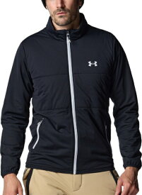 アンダーアーマー｜UNDER ARMOUR メンズ ドライブ プロ インサレーテッド ハイブリッド フルジップ ジャケット Black×Black×Halo Gray 6007924 [メンズ /MDサイズ]【返品交換不可】