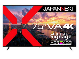 JAPANNEXTbWplNXg PCj^[ 2Nۏ JN-V750U-M [75^ /4K(3840×2160j /Ch /60Hz]