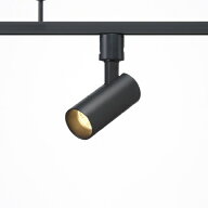 YAZAWA｜ヤザワ LEDスポットライト電球色　ブラック　SPL08L01BK　LED一体型　ダクトレール専用照明　明…