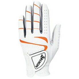 ダンロップ｜DUNLOP 【メンズ 左手着用(右利き用)】ゴルフグローブ SRIXON (21cm/ホワイト×オレンジ) GGG-S014【返品交換不可】