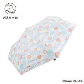 小川｜Ogawa 折りたたみ傘 スリム 河馬印本舗 おはじき（朱華/はねず） LDWS-50PM-2 [晴雨兼用傘 /50cm]