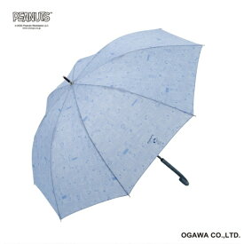 小川｜Ogawa 長傘 ジョー・クール PEANUTS ブルーグレー 25LDE-SN-65J BGY [雨傘 /65cm]