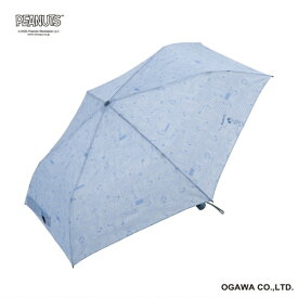 小川｜Ogawa 折りたたみ傘 ジョー・クール PEANUTS ブルーグレー 25LDE-SN-58M BGY [雨傘 /58cm]