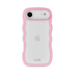 HOLDIT�b�z�[���f�B�b�g iPhone Air �w�ʃN���A�ϏՌ��P�[�X WavyCase �s���N/Transparent