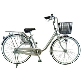 トレーディア｜TRADIA 自転車 オートライトアルミ軽快車 Aluminum flow シルバー AFLOW24HD [24インチ]【キャンセル・返品不可】 【代金引換配送不可】
