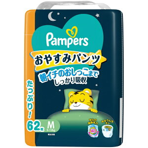 P&G�b�s�[�A���h�W�[ Pampers�i�p���p�[�X�j���₷�݃p���c�@�E���g���W�����{�@M(5-12kg)�@62��