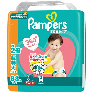 P&G�b�s�[�A���h�W�[ Pampers�i�p���p�[�X�j���炳��P�A�p���c�@���K�W�����{�@M������(6-12kg)�@88��