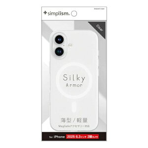 �g���j�e�B�bTrinity iPhone 16 [Silky Armor] MagSafe�Ή� �V���L�[�^�b�`�P�[�X �}�b�g�N���A TR-IP24M2-SA-CL