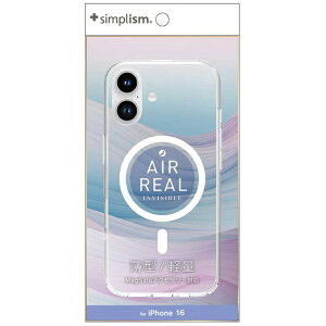 gjeBbTrinity iPhone 16 [AIR-REAL INVISIBLE] MagSafeΉ ^yʃn[hP[X NA TR-IP24M2-ARPMS-CL