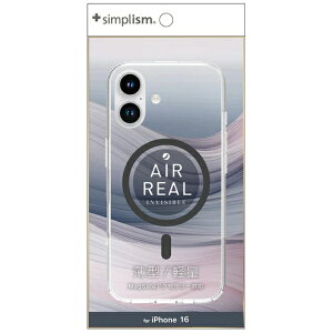 gjeBbTrinity iPhone 16 [AIR-REAL INVISIBLE] MagSafeΉ ^yʃn[hP[X NAubN TR-IP24M2-ARPMS-CLBK