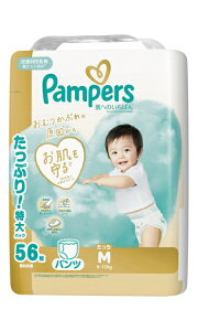 P&G�b�s�[�A���h�W�[ Pampers�i�p���p�[�X�j���ւ̂����΂�p���c�@�E���g���W�����{�@M������(6-12kg)�@56��