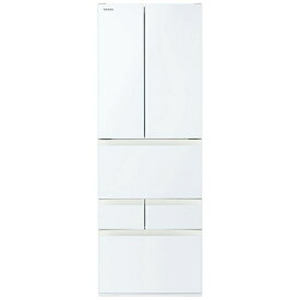 東芝｜TOSHIBA 冷蔵庫 VEGETA（ベジータ）FKシリーズ グランホワイト GR-Y460FK-EW [幅65cm /462L /6ドア /観音開きタイプ /2025年]《基本設置料金セット》【rb_makerA】
