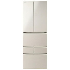 東芝｜TOSHIBA 冷蔵庫 VEGETA（ベジータ）FKシリーズ サテンゴールド GR-Y510FK-EC [幅65cm /509L /6ドア /観音開きタイプ /2025年]《基本設置料金セット》【rb_makerA】